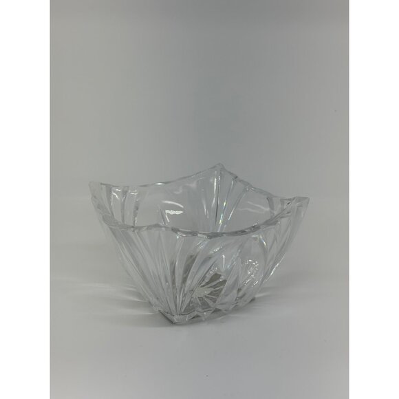VTG Shannon Godinger Lead Crystal Square Candy Nut Bowl Dish Made in Ireland - Picture 1 of 4
